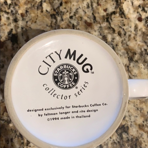 Starbucks 1994 Los Angeles large white coffee mug - Picture 6 of 7